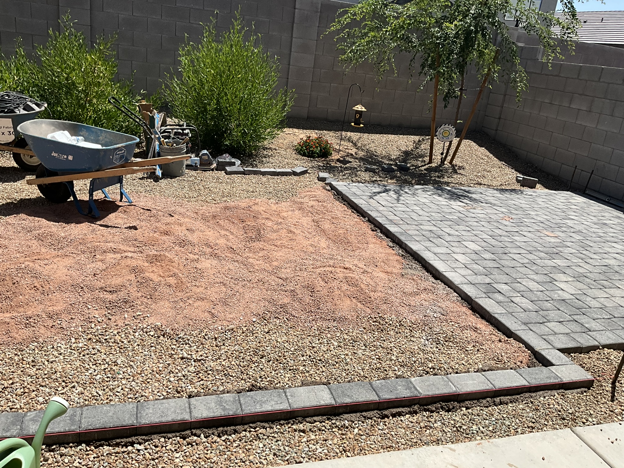 Commercial turf installation