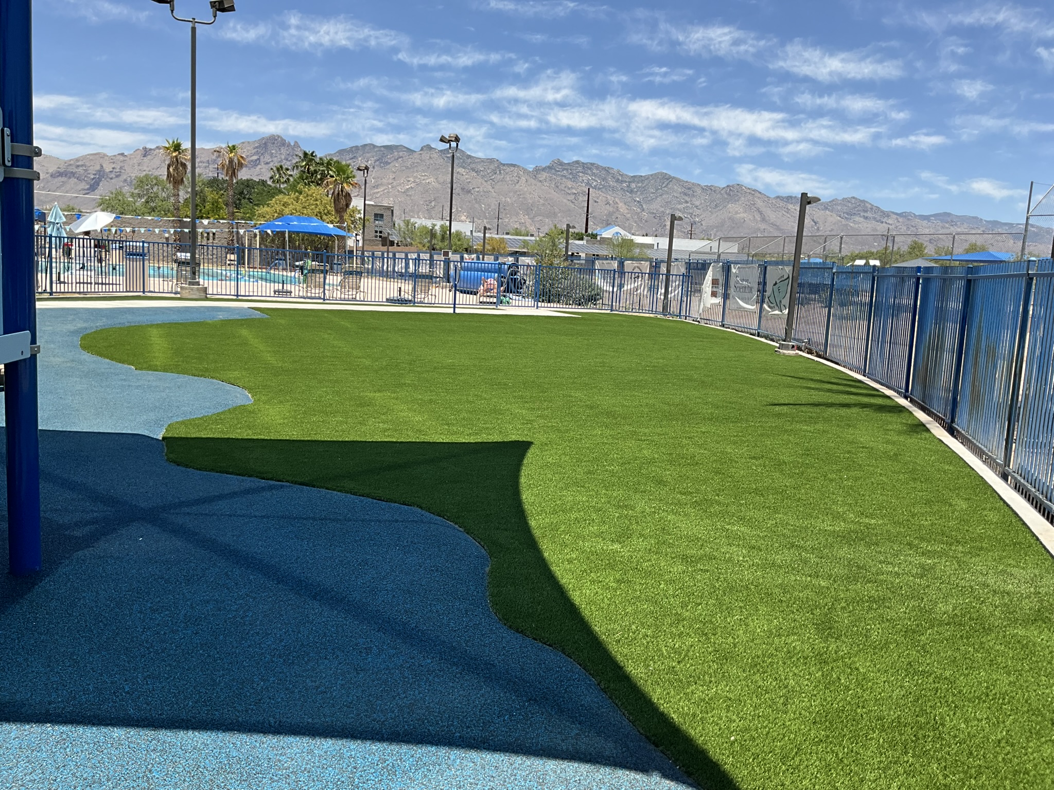 Base preparation for artificial turf installation Tucson