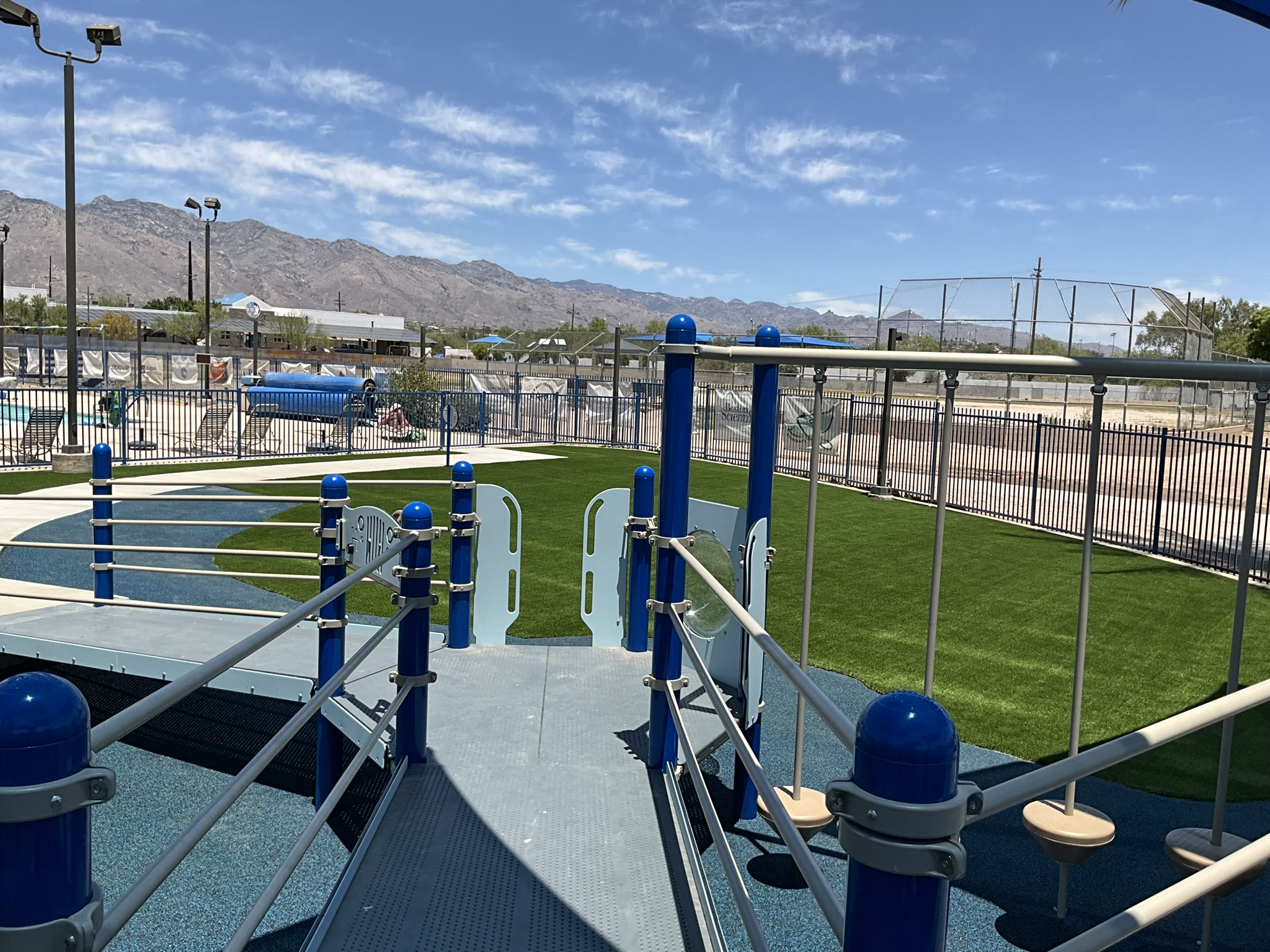 School playground turf