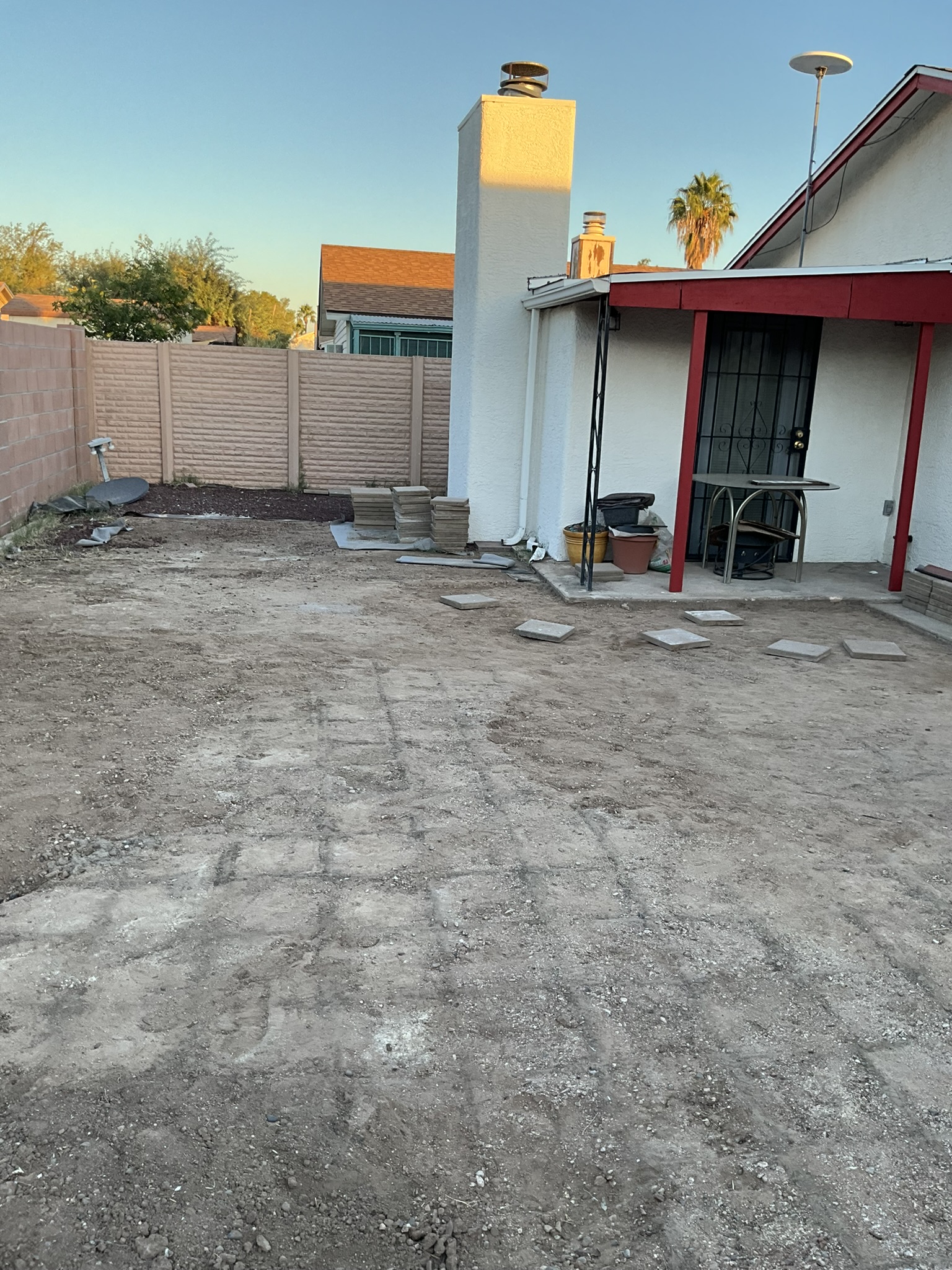 Residential front yard turf